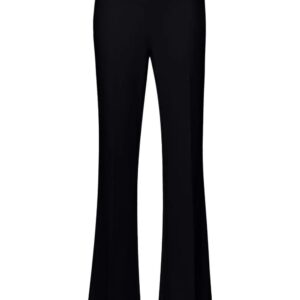 Elisabetta Franchi  embossed-buttons crepe flared trousers