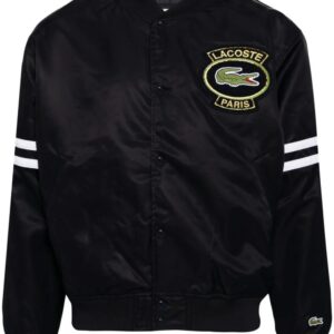 Lacoste  logo-appliqué padded bomber jacket