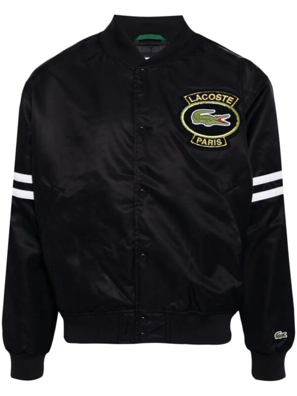 Lacoste  logo-appliqué padded bomber jacket