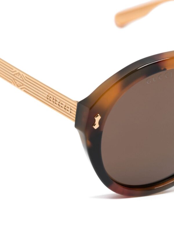 Gucci Eyewear tortoiseshell navigator-frame sunglasses - Image 3