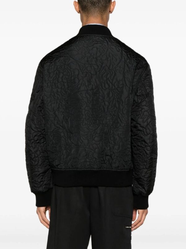 Versace  Barocco-quilted bomber jacket - Image 4