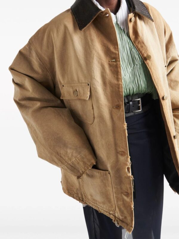 Prada  ripped canvas jacket - Image 4