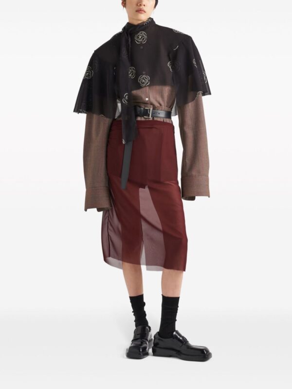 Prada  single-breasted pinstripe jacket - Image 2