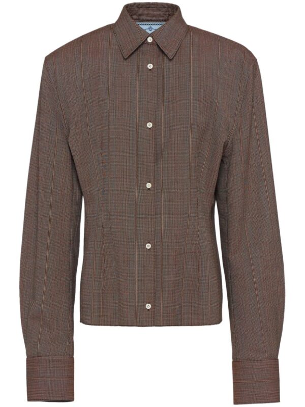 Prada  single-breasted pinstripe jacket
