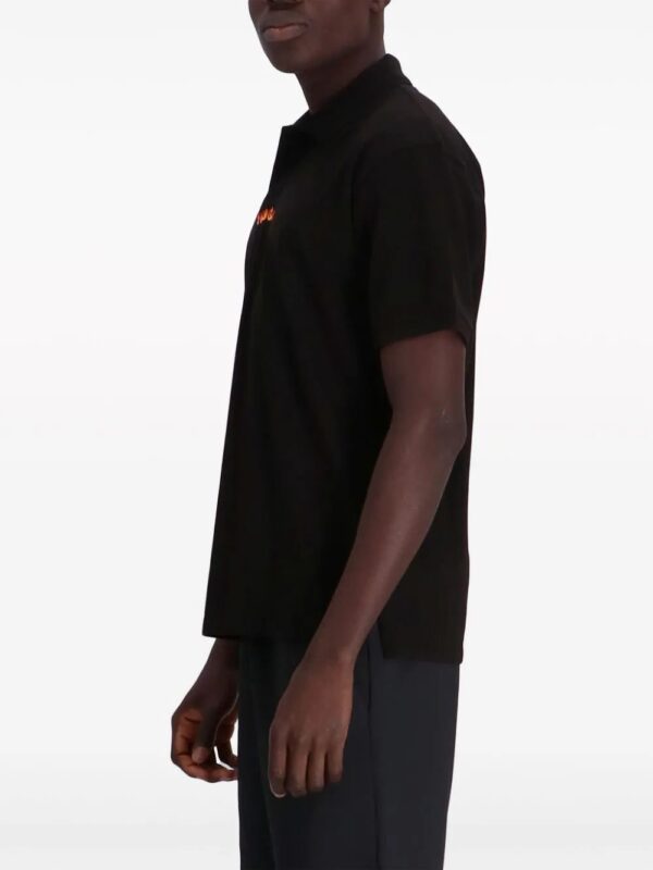 HUGO  logo-print cotton polo shirt - Image 3