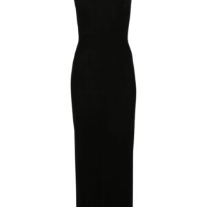 Saint Laurent fine-knit maxi dress