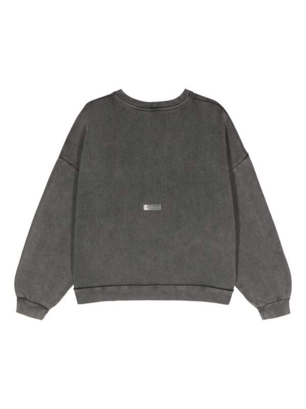 Acne Studios logo-tag cotton sweatshirt - Image 2