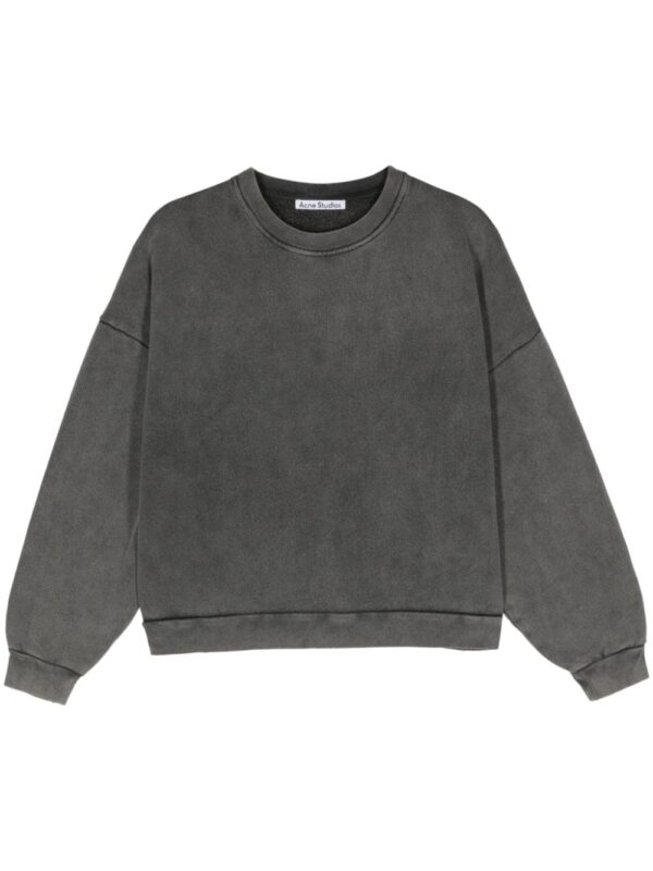 Acne Studios logo-tag cotton sweatshirt