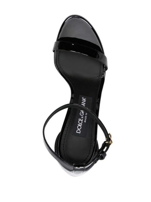 Dolce & Gabbana  105mm leather sandals - Image 4