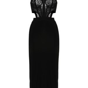 Versace Jeans Couture panelled-design dress