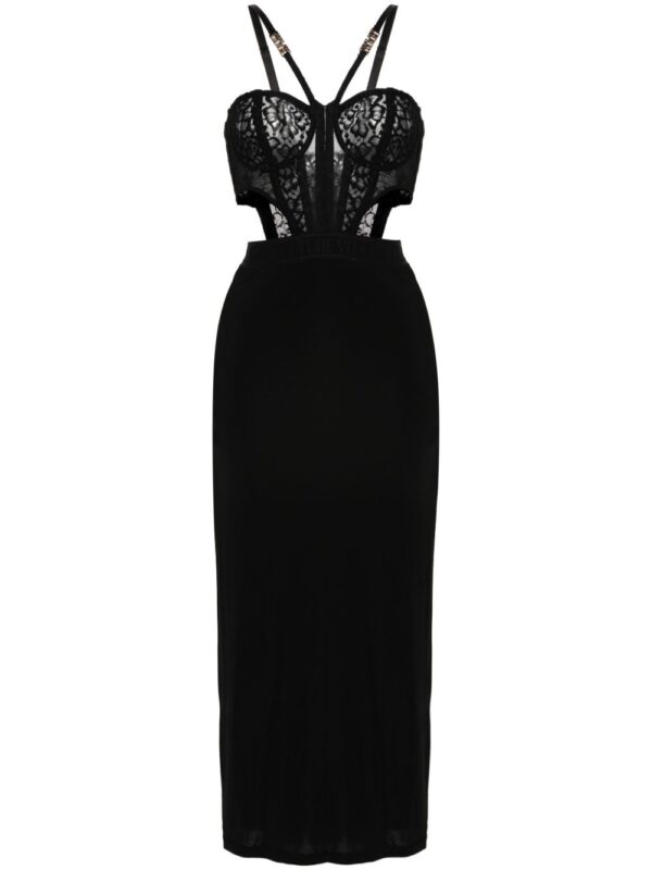 Versace Jeans Couture  panelled-design dress