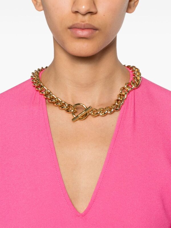 Moschino chain-embellished shift dress - Image 5