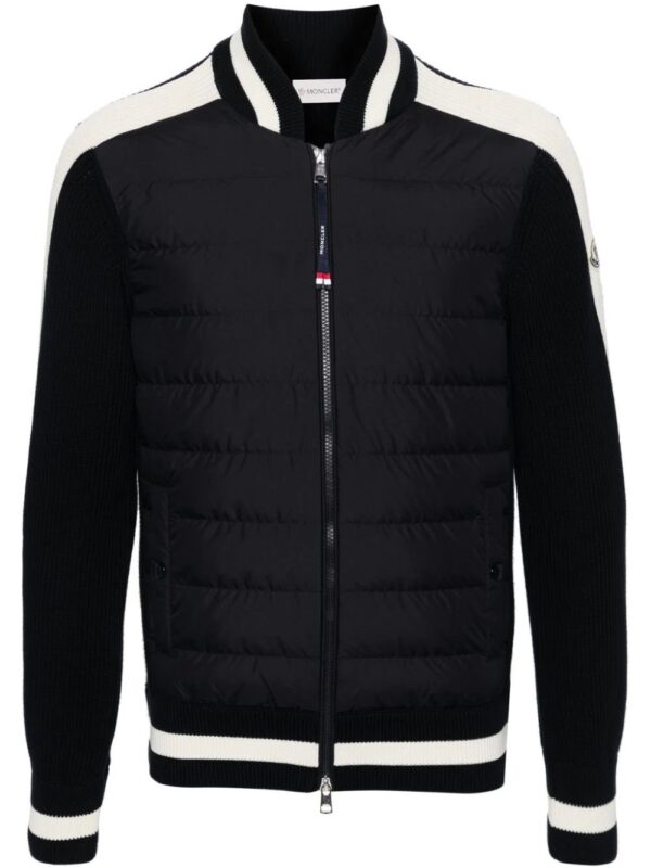 Moncler  quiled-panel cotton jacket
