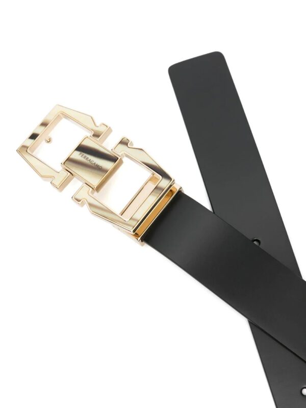 Ferragamo  Gancini-buckle leather belt - Image 2