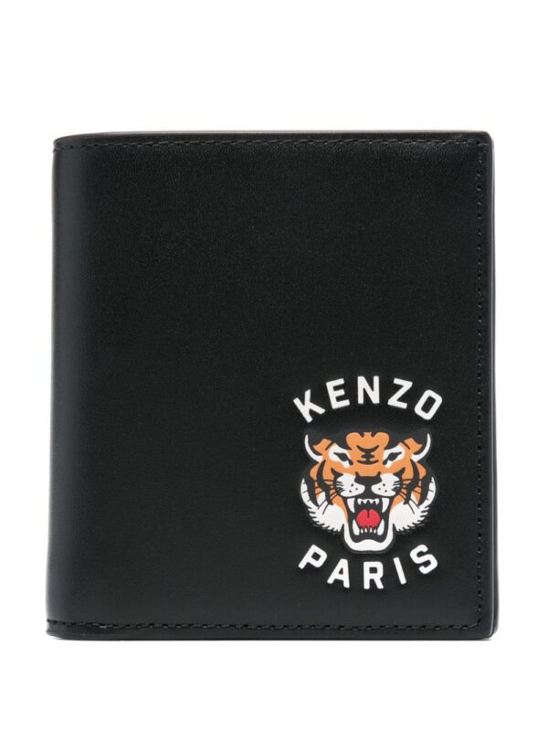 Kenzo mini Kenzo Varsity leather wallet - Image 2