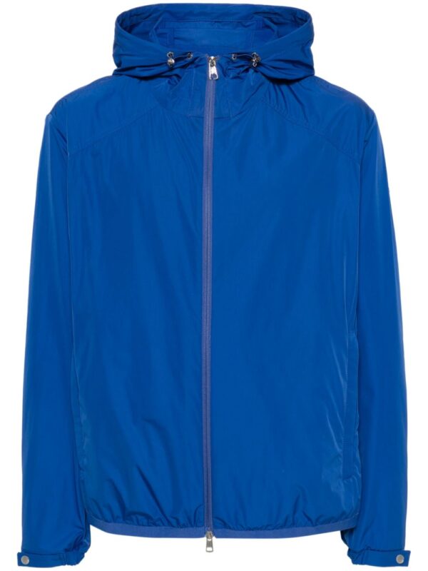 Moncler  slogan-print shell jacket