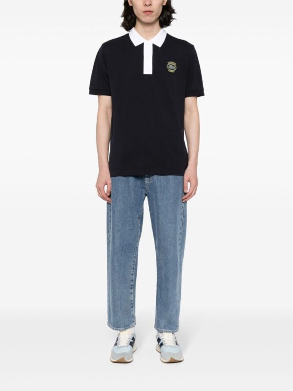Lacoste logo-appliqué polo shirt - Image 2