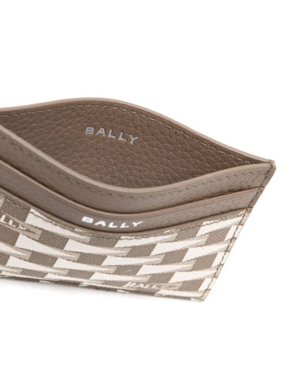 Bally Pennant-print leather cardholder - Image 3