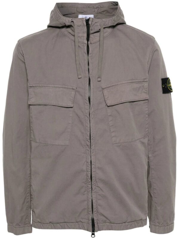 Stone Island  Compass-badge gabardine jacket