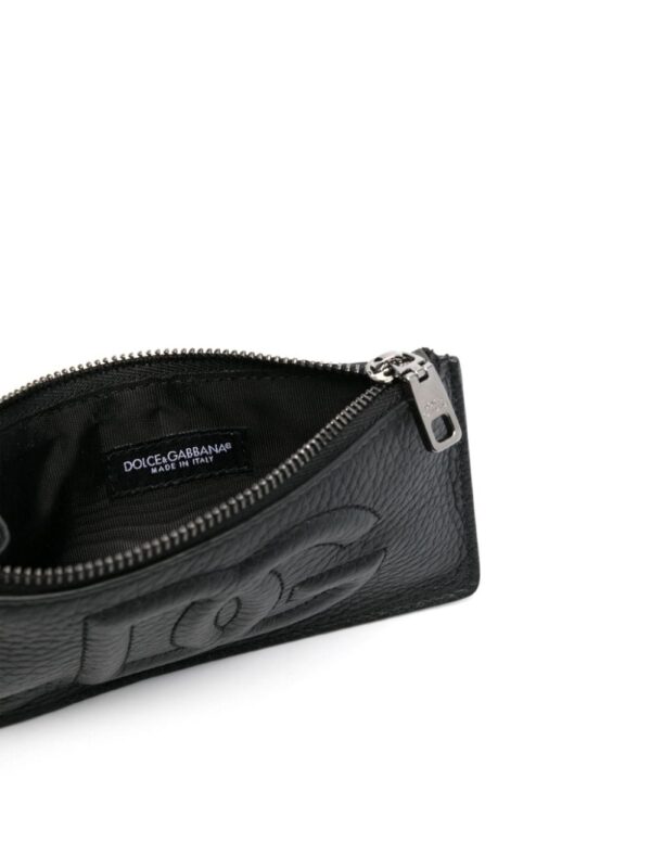 Dolce & Gabbana logo-embossed card holder - Image 3
