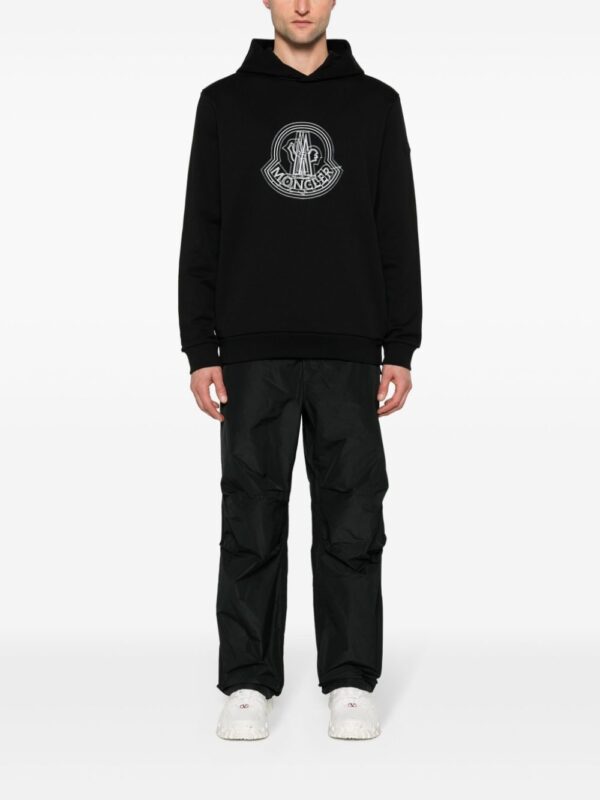 Moncler logo-print hoodie - Image 2
