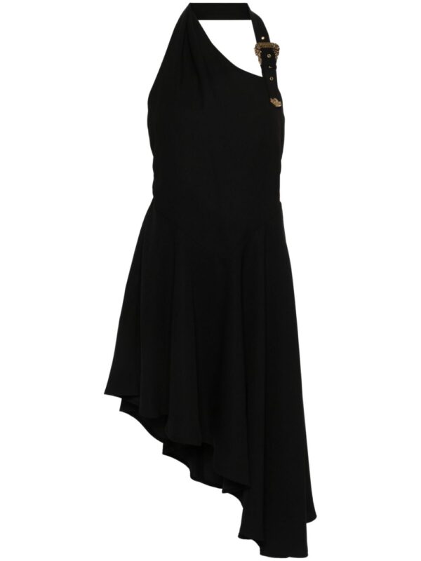 Versace Jeans Couture  logo-buckle crepe dress