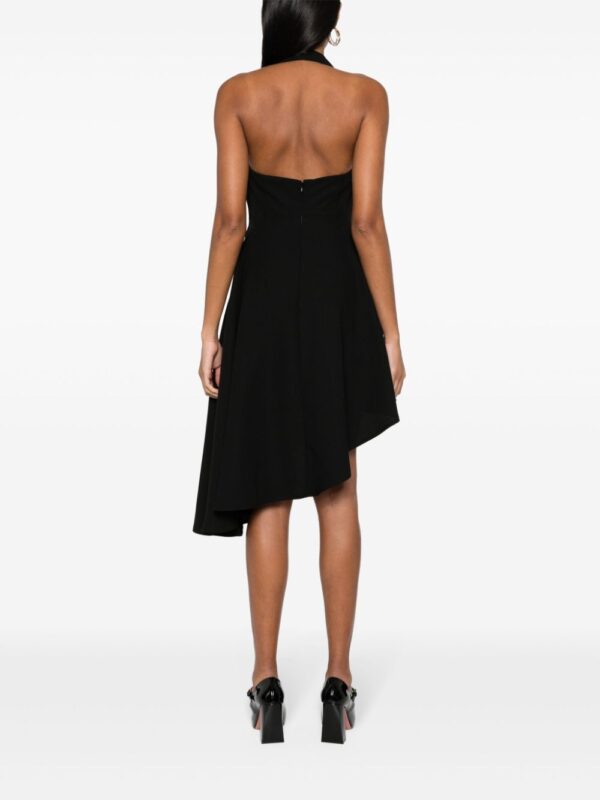 Versace Jeans Couture  logo-buckle crepe dress - Image 4