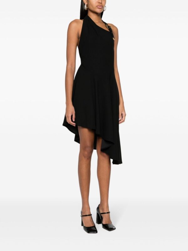 Versace Jeans Couture  logo-buckle crepe dress - Image 3