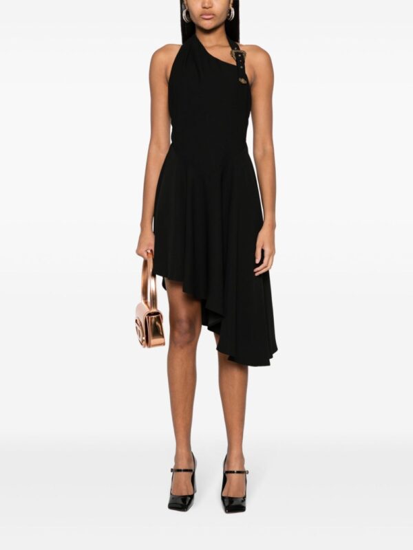Versace Jeans Couture  logo-buckle crepe dress - Image 2