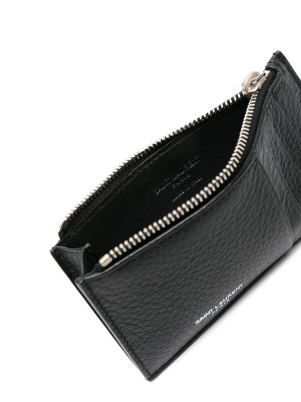 Saint Laurent Paris Fragments leather cardholder - Image 3