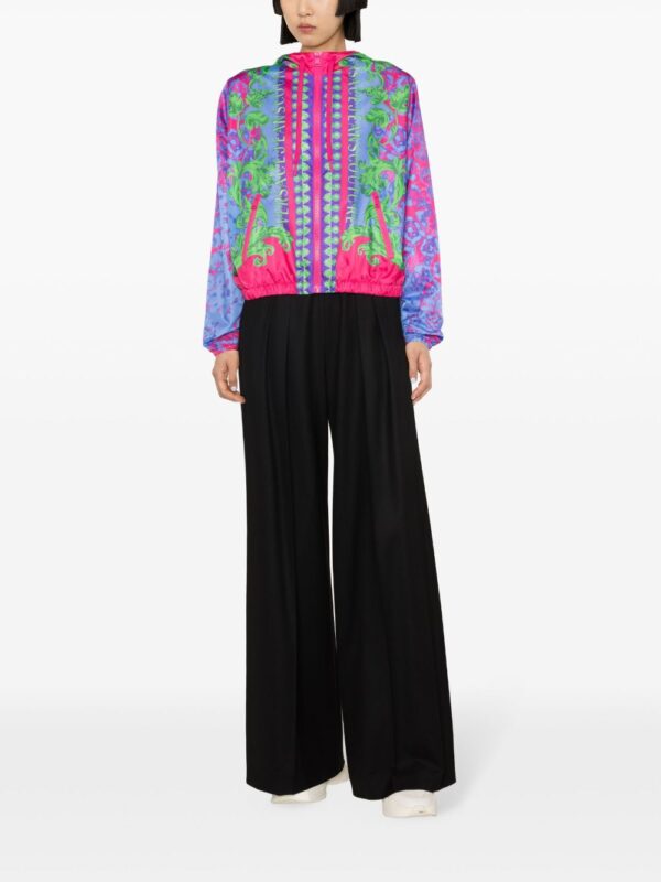 Versace Jeans Couture  Animalier-print hooded windbreaker jacket - Image 2