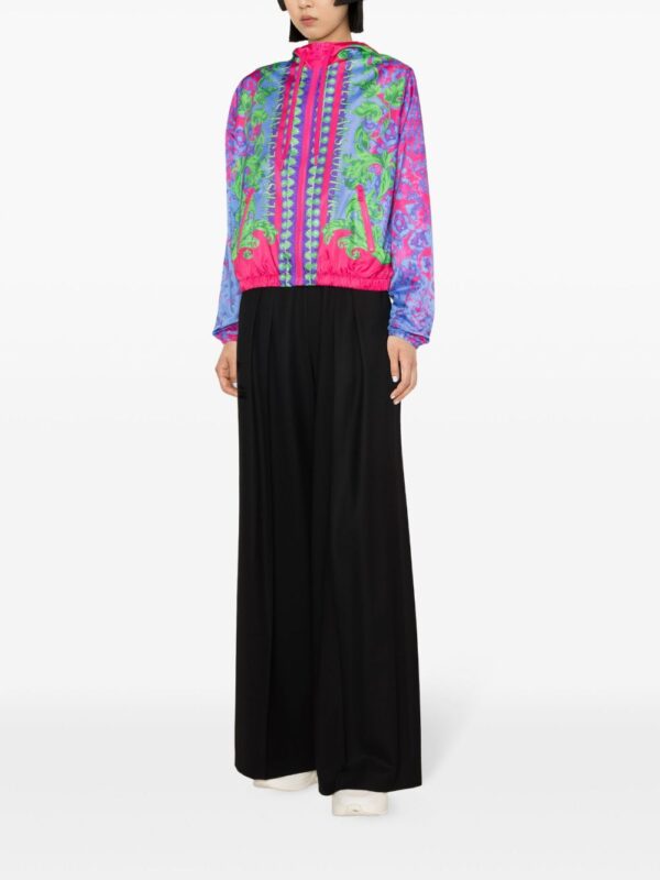 Versace Jeans Couture  Animalier-print hooded windbreaker jacket - Image 3