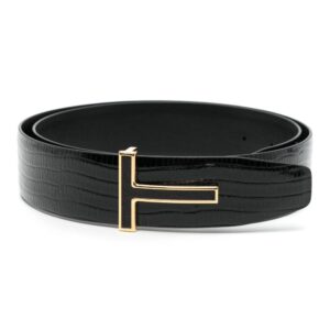 Louis Vuitton  T Ridge leather belt