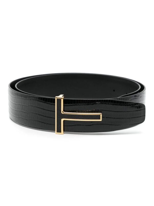 TOM FORD  T Ridge leather belt