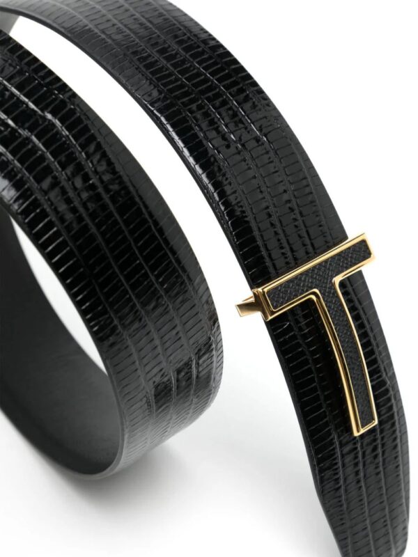 TOM FORD  T Ridge leather belt - Image 2