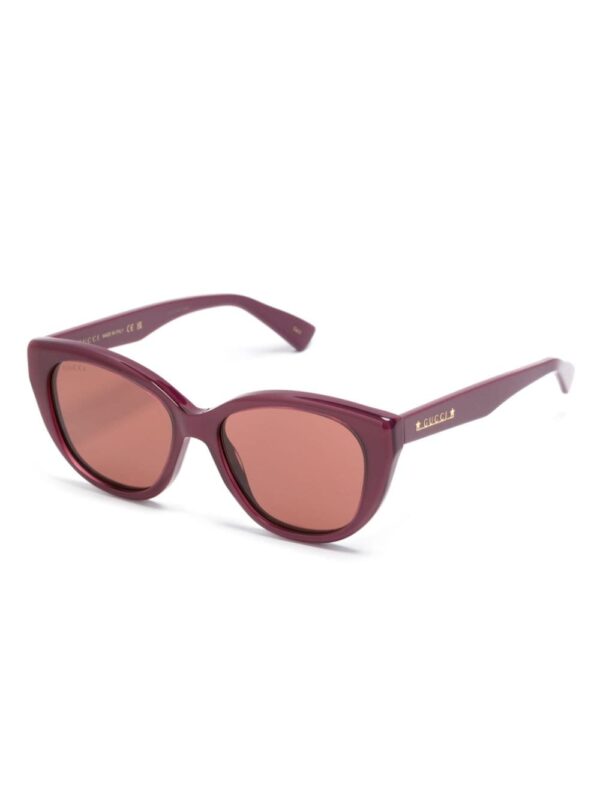 Gucci Eyewear logo-engraved cat-eye sunglasses - Image 2