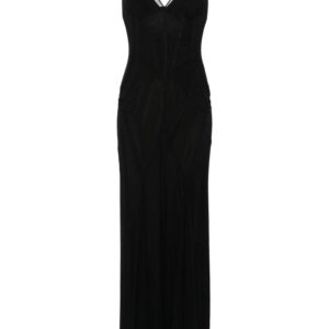 Dolce & Gabbana mesh maxi dress