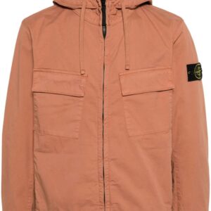 Stone Island  stretch-cotton hooded jacket