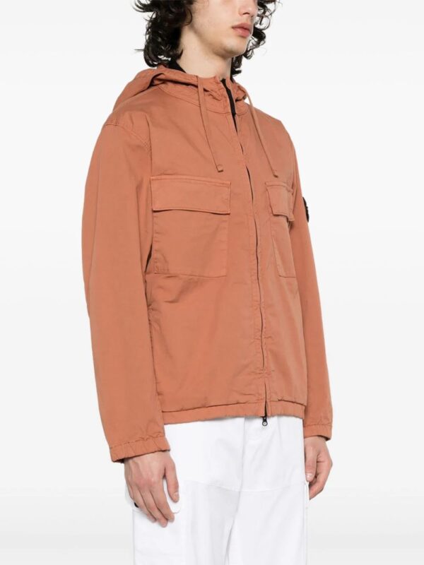Stone Island  stretch-cotton hooded jacket - Image 3