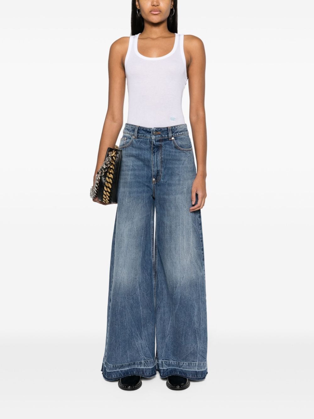 Stella McCartney logo-embroidered tank top - Image 2