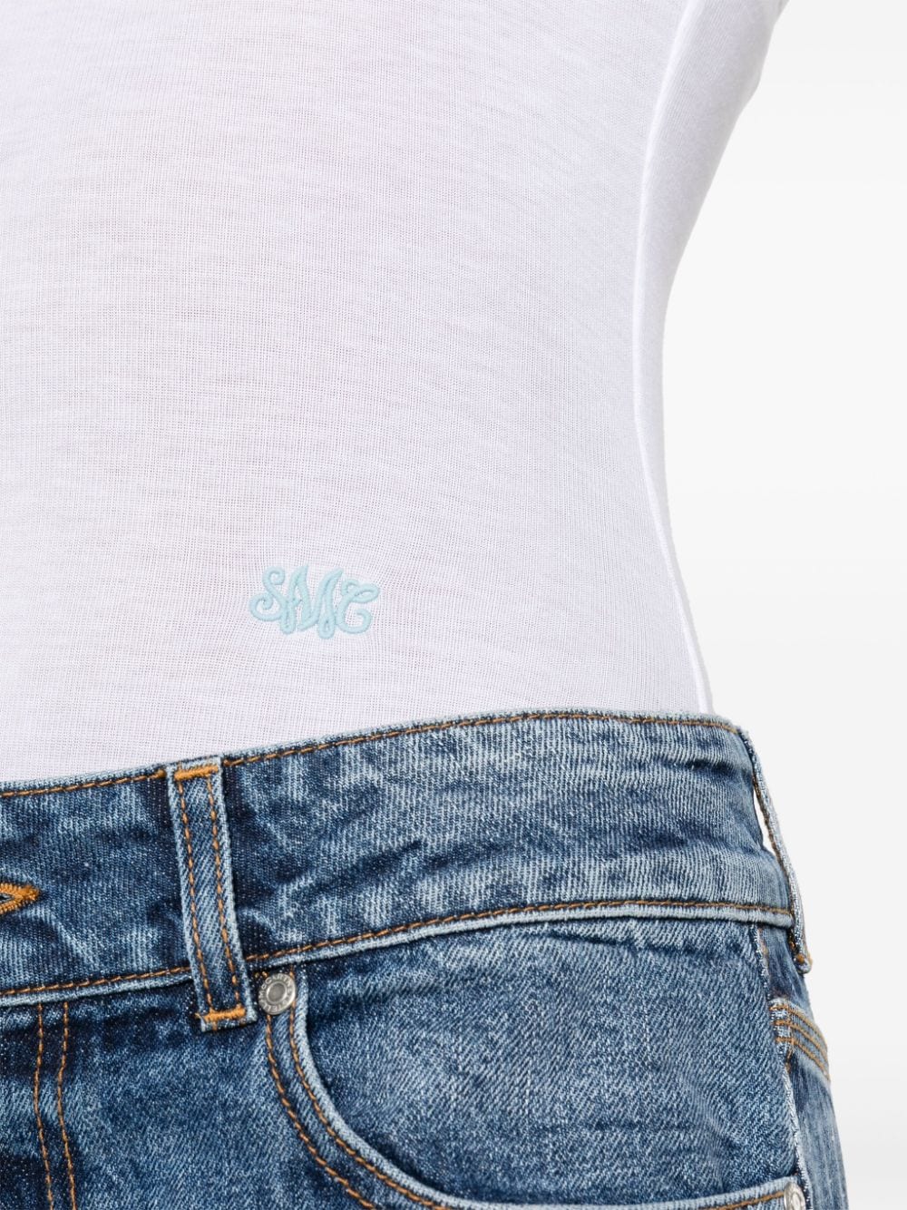 Stella McCartney logo-embroidered tank top - Image 5