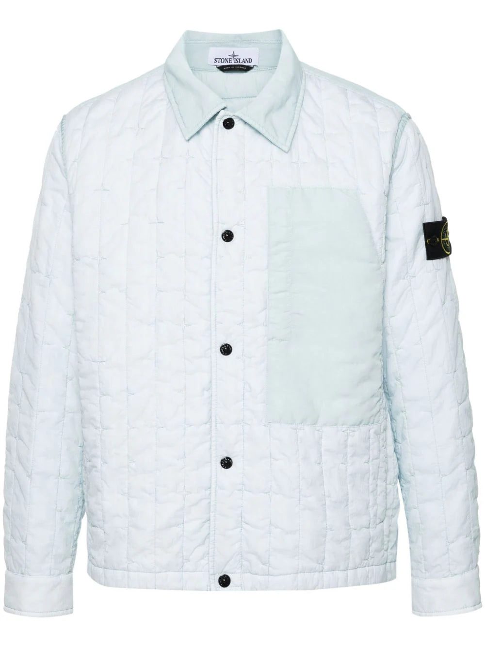 Stone Island Compass-badge quilted jacket