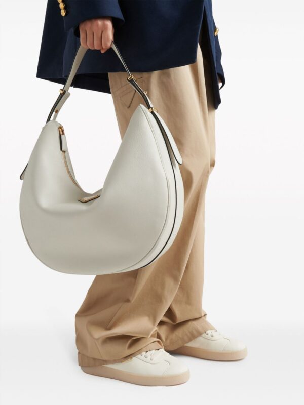 Prada triangle-logo leather sneakers - Image 5