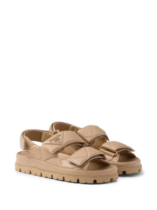 Prada  Padded nappa leather sandals - Image 2