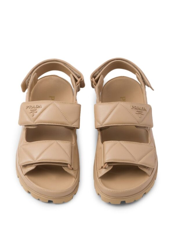 Prada  Padded nappa leather sandals - Image 3
