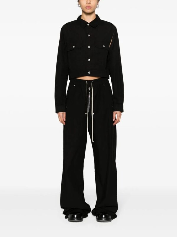 Rick Owens DRKSHDW  Geth Belas cotton palazzo pants - Image 2