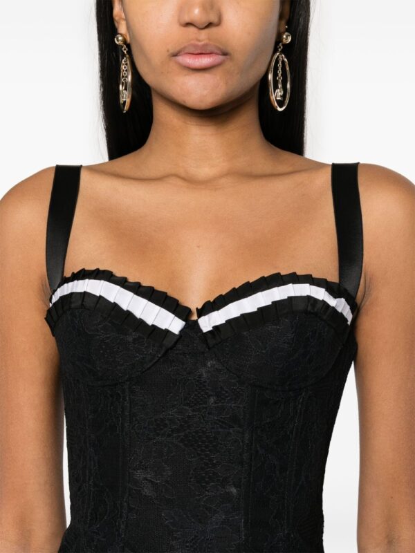 Moschino floral-lace midi dress - Image 5