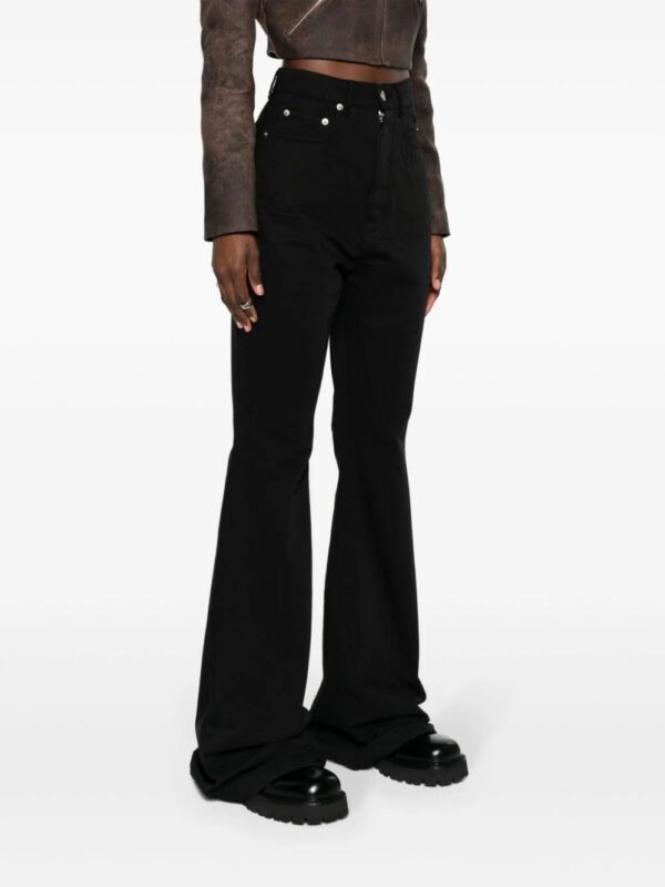 Rick Owens DRKSHDW  Bolan cotton bootcut trousers - Image 3