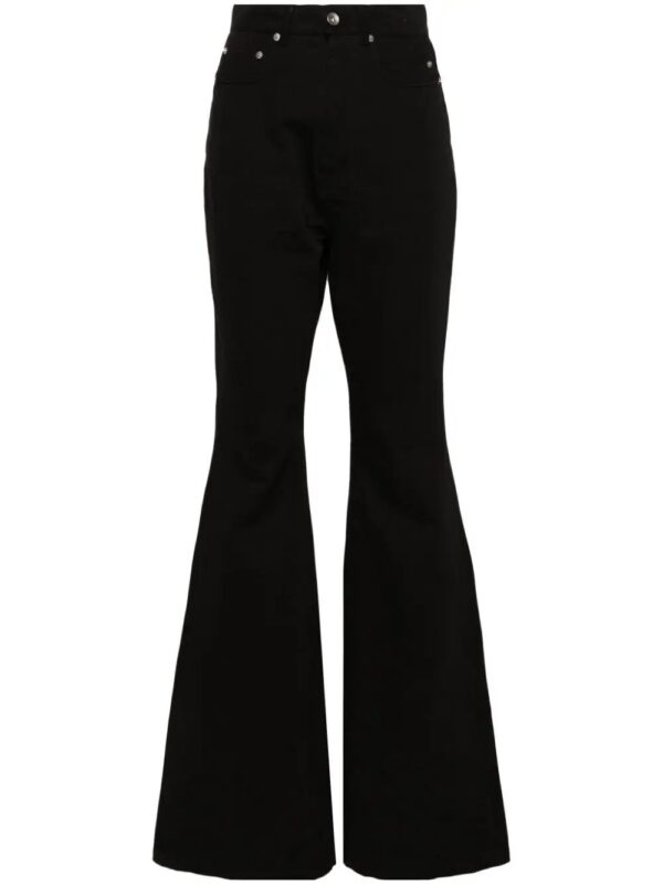 Rick Owens DRKSHDW  Bolan cotton bootcut trousers