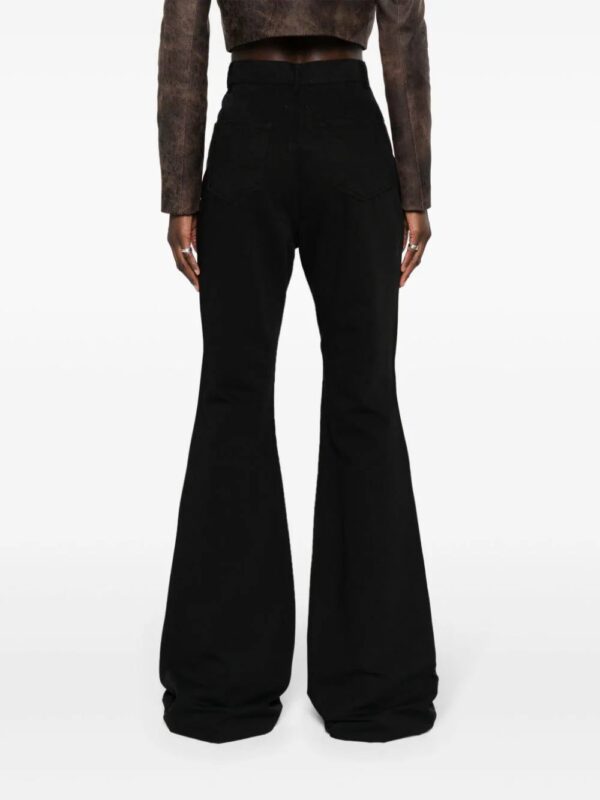 Rick Owens DRKSHDW  Bolan cotton bootcut trousers - Image 4